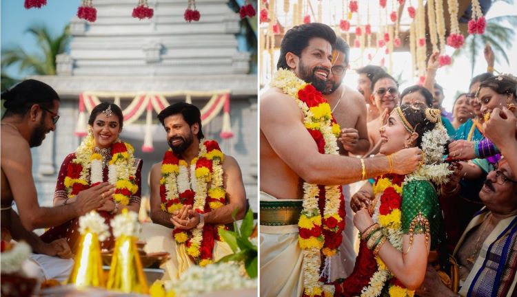 കീര്ത്തി സുരേഷ് ആന്റണി തട്ടില് വിവാഹം ഗോവയില് നടന്നു