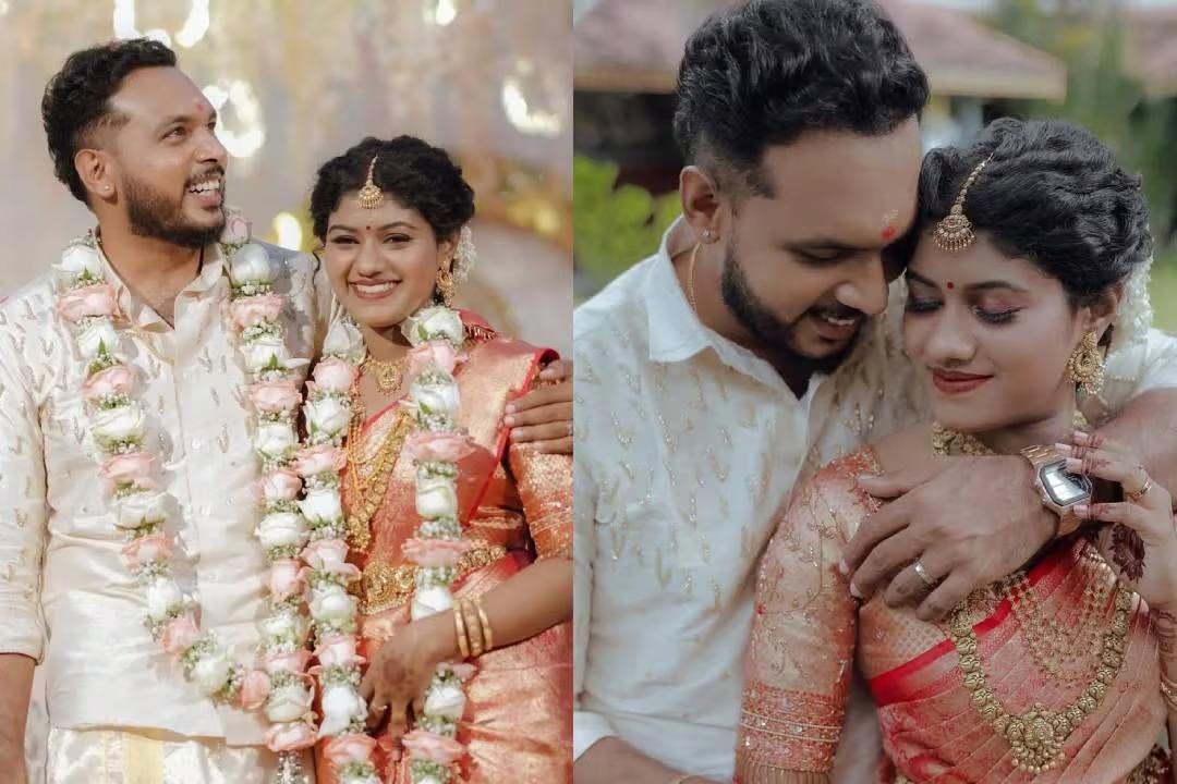 കാര്ത്തിക് സൂര്യ വിവാഹിതനായി, മുറപ്പെണ്ണ് വര്ഷയാണ് വധു