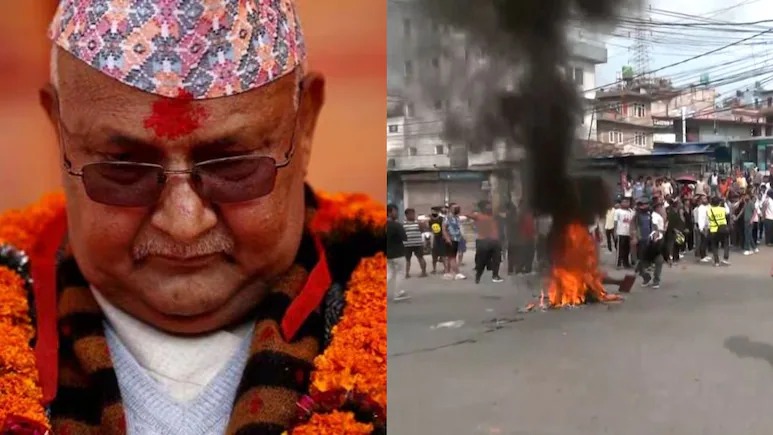 നേപ്പാള്‍ പ്രധാനമന്ത്രി കെ.പി. ശര്‍മ്മ ഒലി രാജിവെച്ചു; പ്രക്ഷോഭം തുടരുന്നു