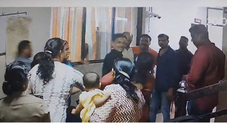  ഗര്‍ഭിണിയെ മര്‍ദിച്ച സി.ഐക്ക് സസ്‌പെന്‍ഷന്‍: സി.സി.ടി.വി ദൃശ്യങ്ങള്‍ പുറത്ത്