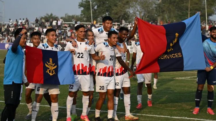  കൈയകലെ കിരീടം നഷ്ടമായി കേരളം; സന്തോഷ് ട്രോഫിയില്‍ സര്‍വീസസ് മുത്തമിട്ടു