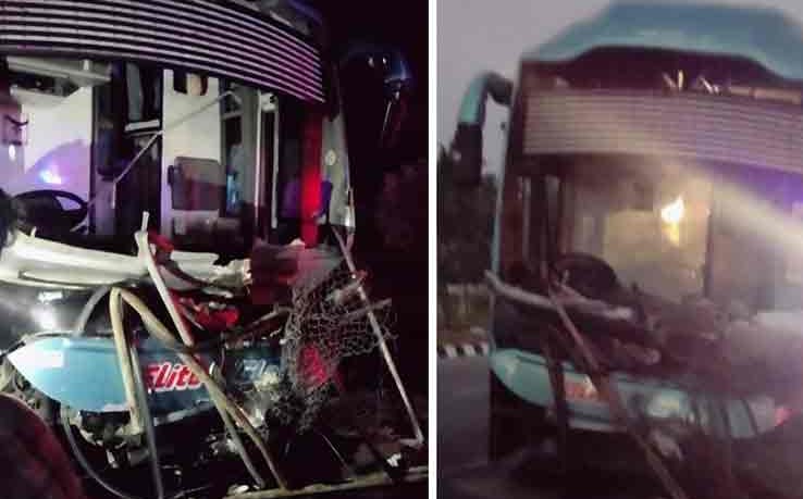 മൈസൂരുവില്‍ ബസ് ഡിവൈഡറിലിടിച്ചു കയറി അപകടം: നാല് മലയാളികള്‍ മരിച്ചു