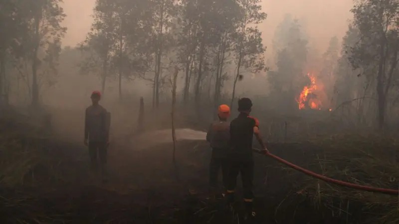 വിഷപ്പുകയില്‍ മൂടി ഇന്തോനേഷ്യയും മലേഷ്യയും